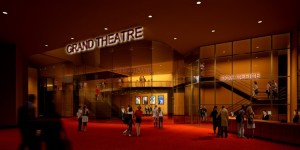 Grand Theatre main entrance rendering